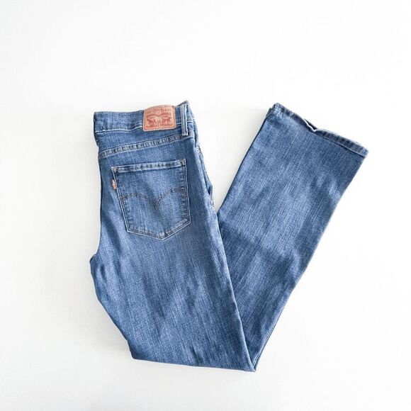 Levi's Women's 315 Mid-Rise Shaping Bootcut Stretch Denim Jeans Blue Size 30 - Picture 1 of 11